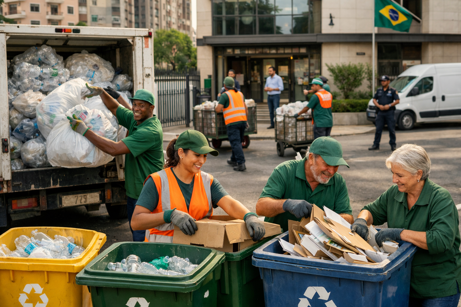 coleta-materiais-recicláveis